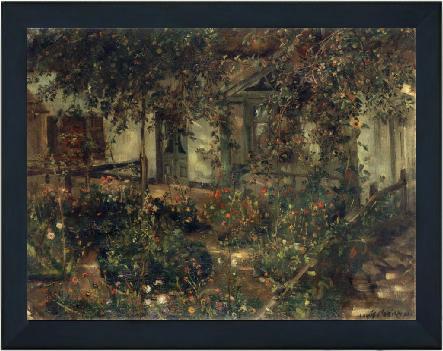 framed  Lovis Corinth Blooming Rustic Garden, Ta3081-1